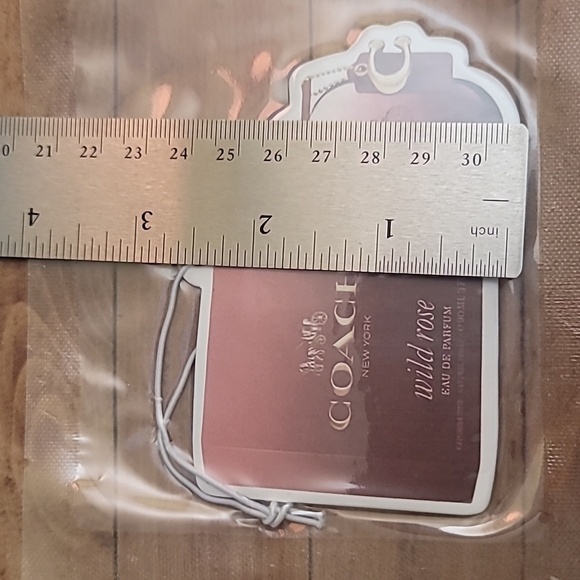 Coach Wild Rose Car Air Freshner Hanging Scent - Picture 4 of 5